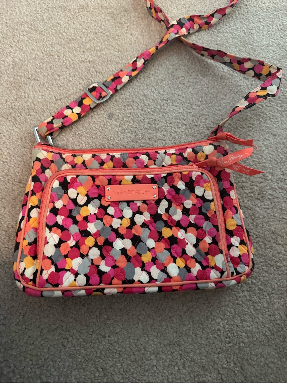 Vera Bradley Little Hipster crossbody bag in the Pixie Confetti pattern